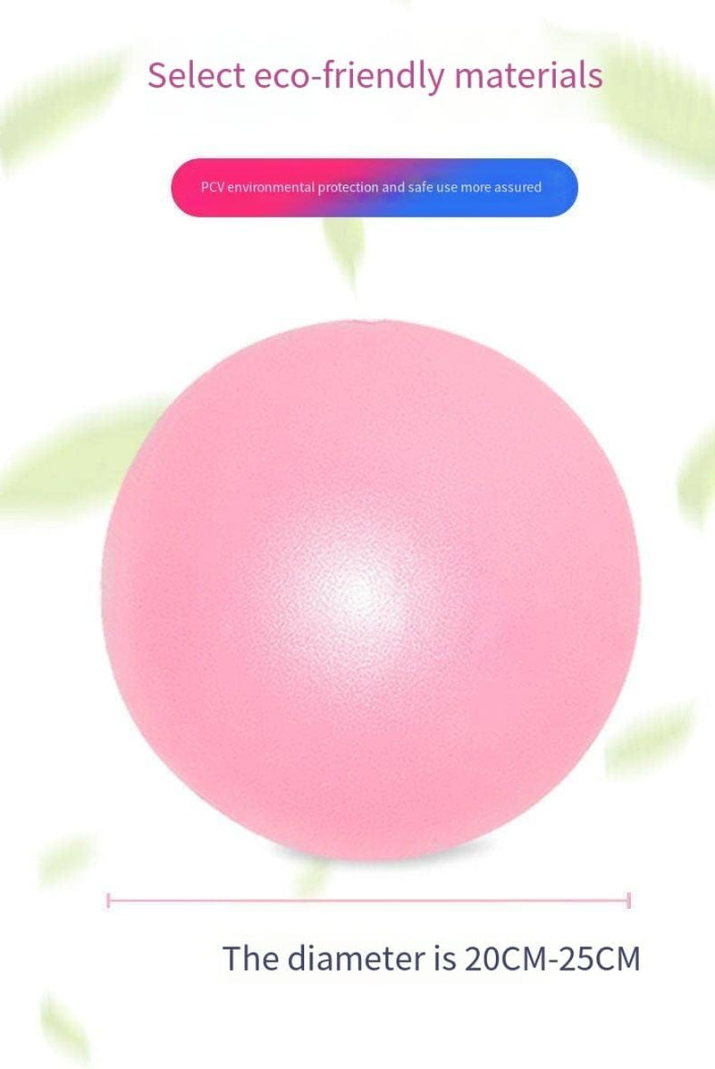 Small Exercise Ball - Also Known as a Yoga Ball or Mini Pilates Ball. This 9-Inch Small Workout Ball is Perfect for Pilates, Yoga, Workouts, Core Training, Fitness, and Physical Therapy.