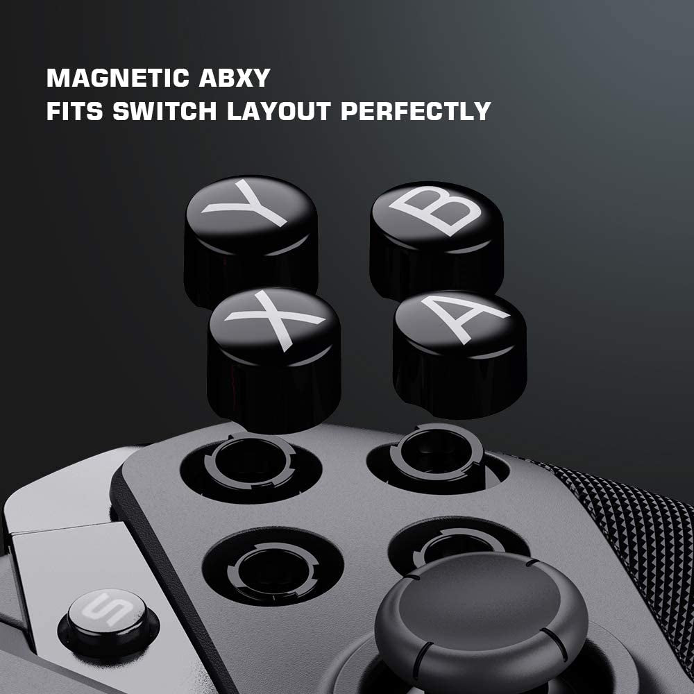 G4 Pro Bluetooth Wireless Game Controller - PC Controller with Magnetic ABXY, Gamepad Joystick for Switch/Windows PC/Android/iOS Mobile Phone - Compatible with Apple Arcade MFi Games