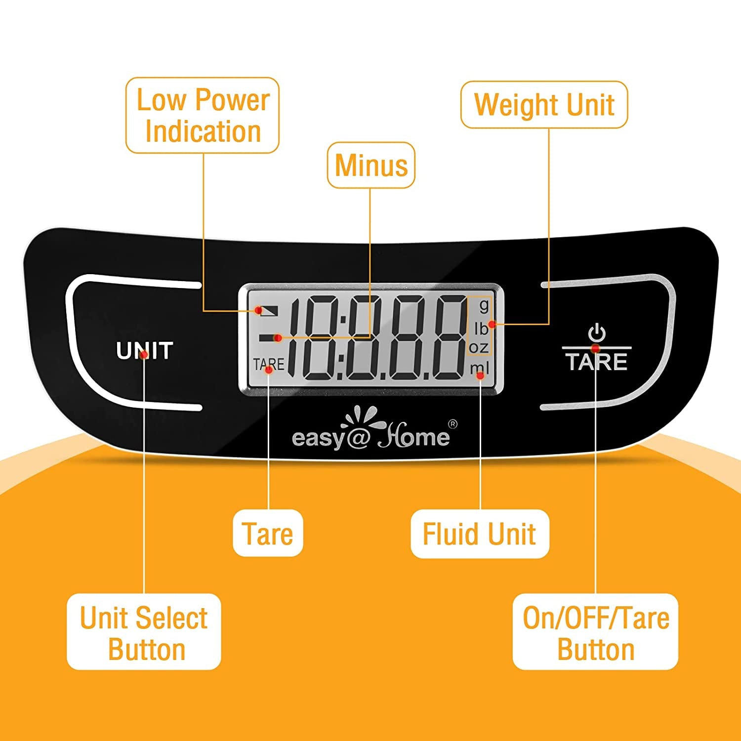 Digital Kitchen Food Scale: High Precision, Multifunctional with 0.04oz Accuracy and 11 lbs Capacity.