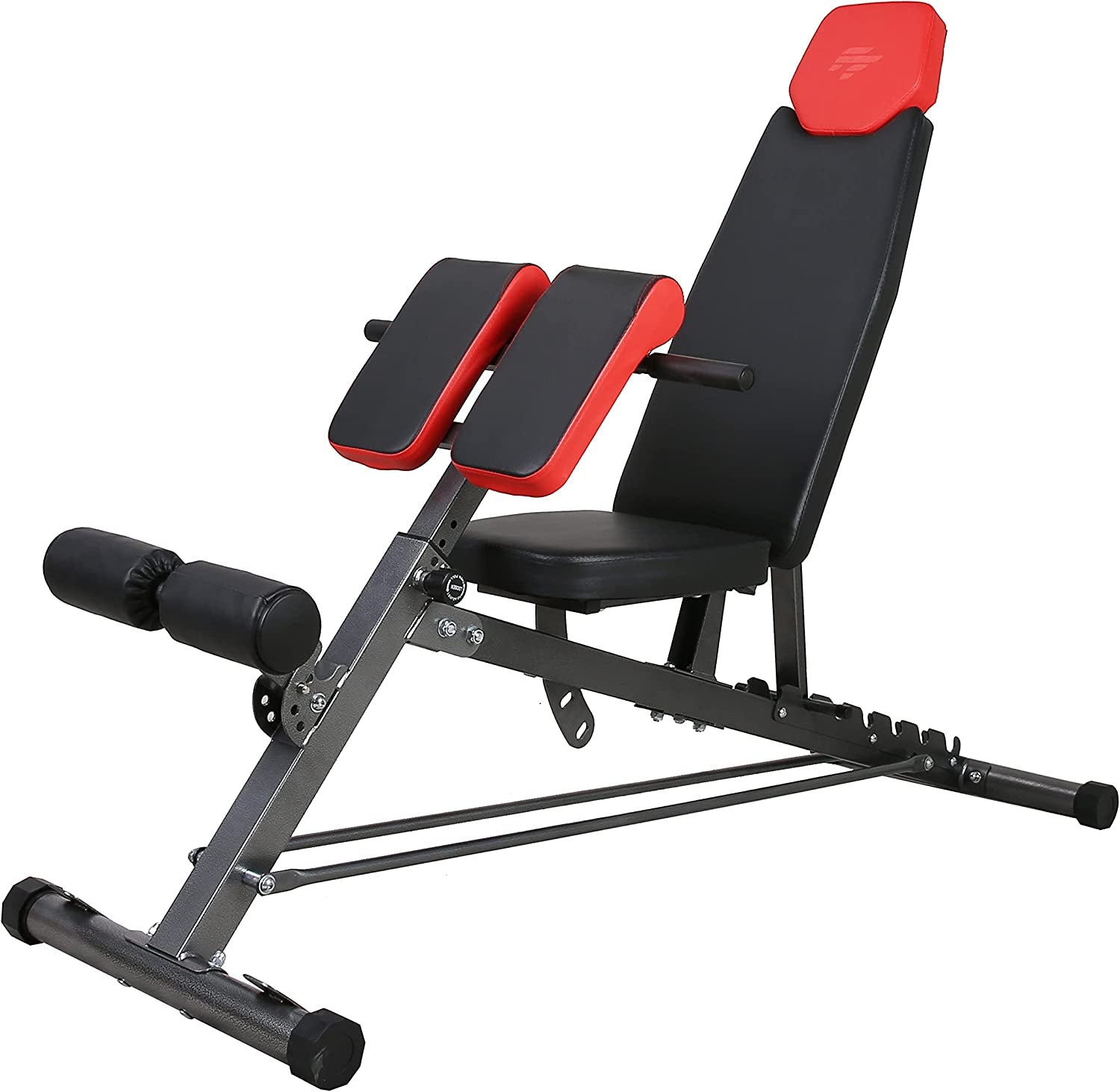 Weight Bench for Comprehensive Full-Body Workout - Hyper Back Extension, Roman Chair, Adjustable Ab Sit-Up Bench, Incline Decline Bench, and Flat Bench