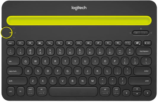 Compact Bluetooth Wireless Keyboard for Windows, macOS, iPadOS, Android, and Chrome OS - Supports Multiple Devices: PC, Mac, Laptop, Smartphone, and Tablet