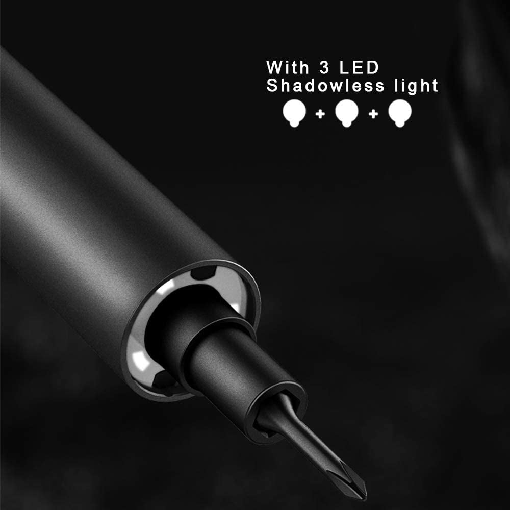 1F+ 64-in-1 Electric Screwdriver: Dual Mode Cordless Lithium-ion Charge LED Power Screwdriver (64 in 1).