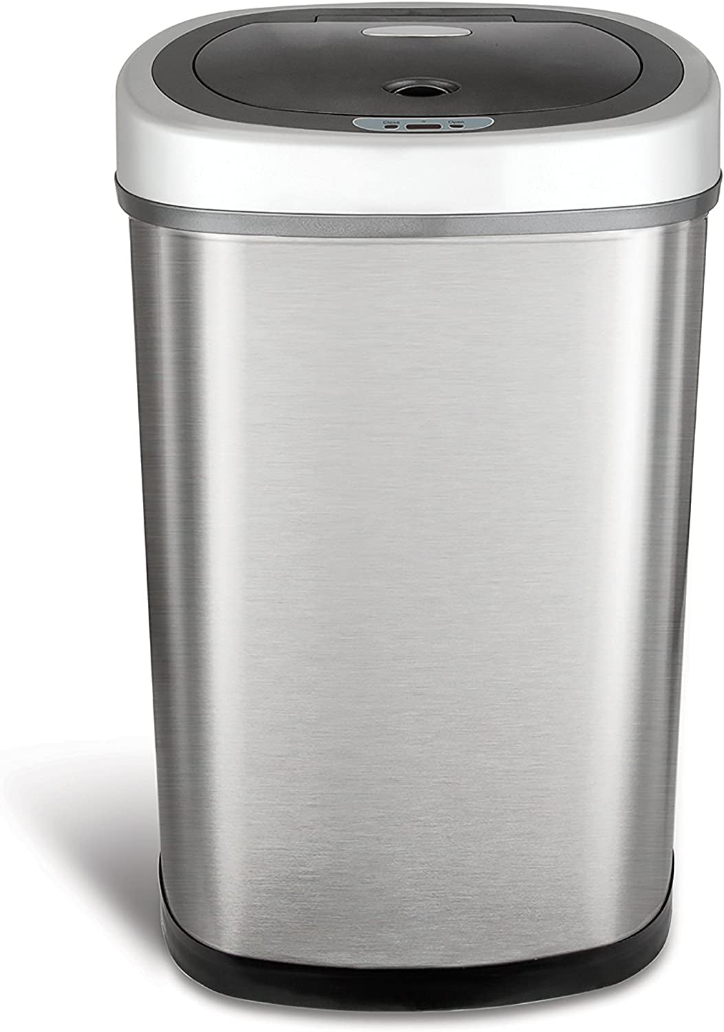 13.2-Gallon Stainless Steel Infrared Touchless Trash Can