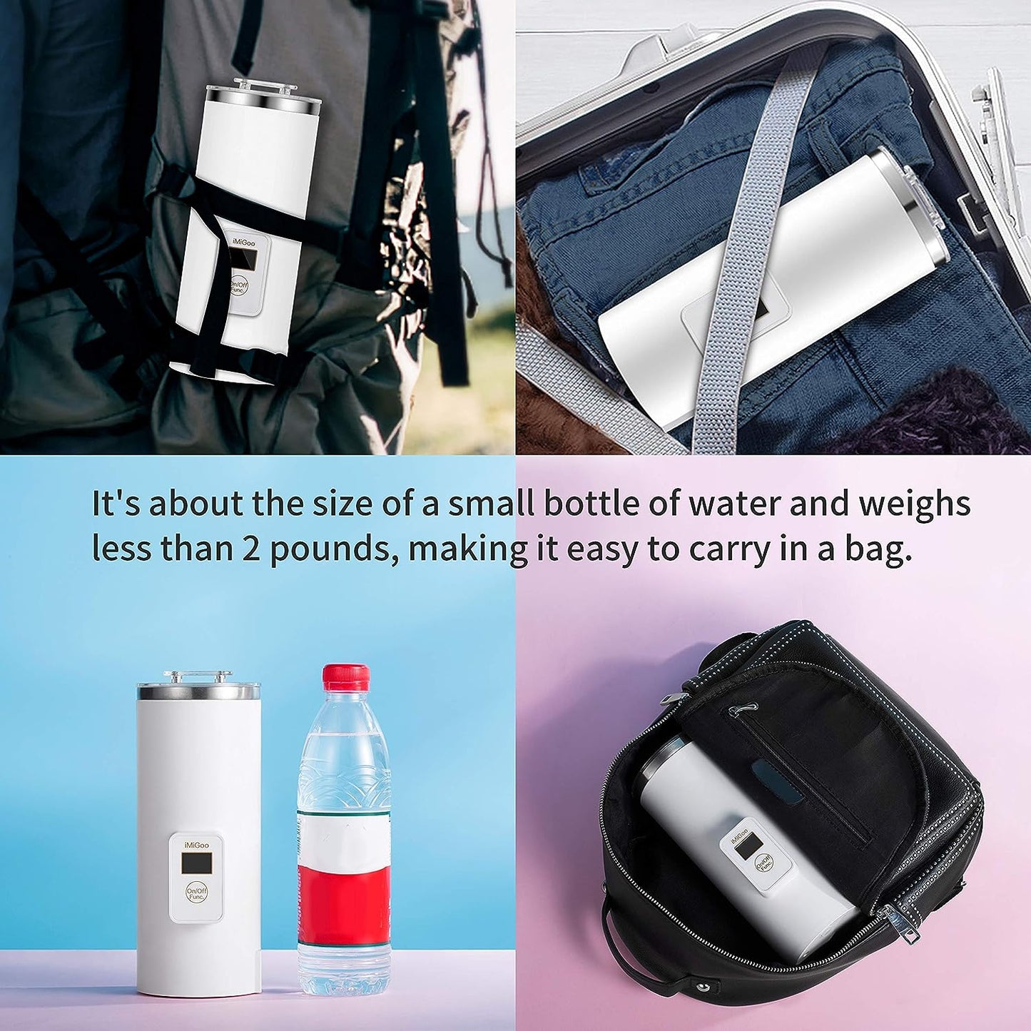 Single Serve Coffee Maker - Portable Design - Doubles as a Tea Maker - Electric Kettle with 17 oz Capacity - Constructed from Stainless Steel for Durability and Versatility.