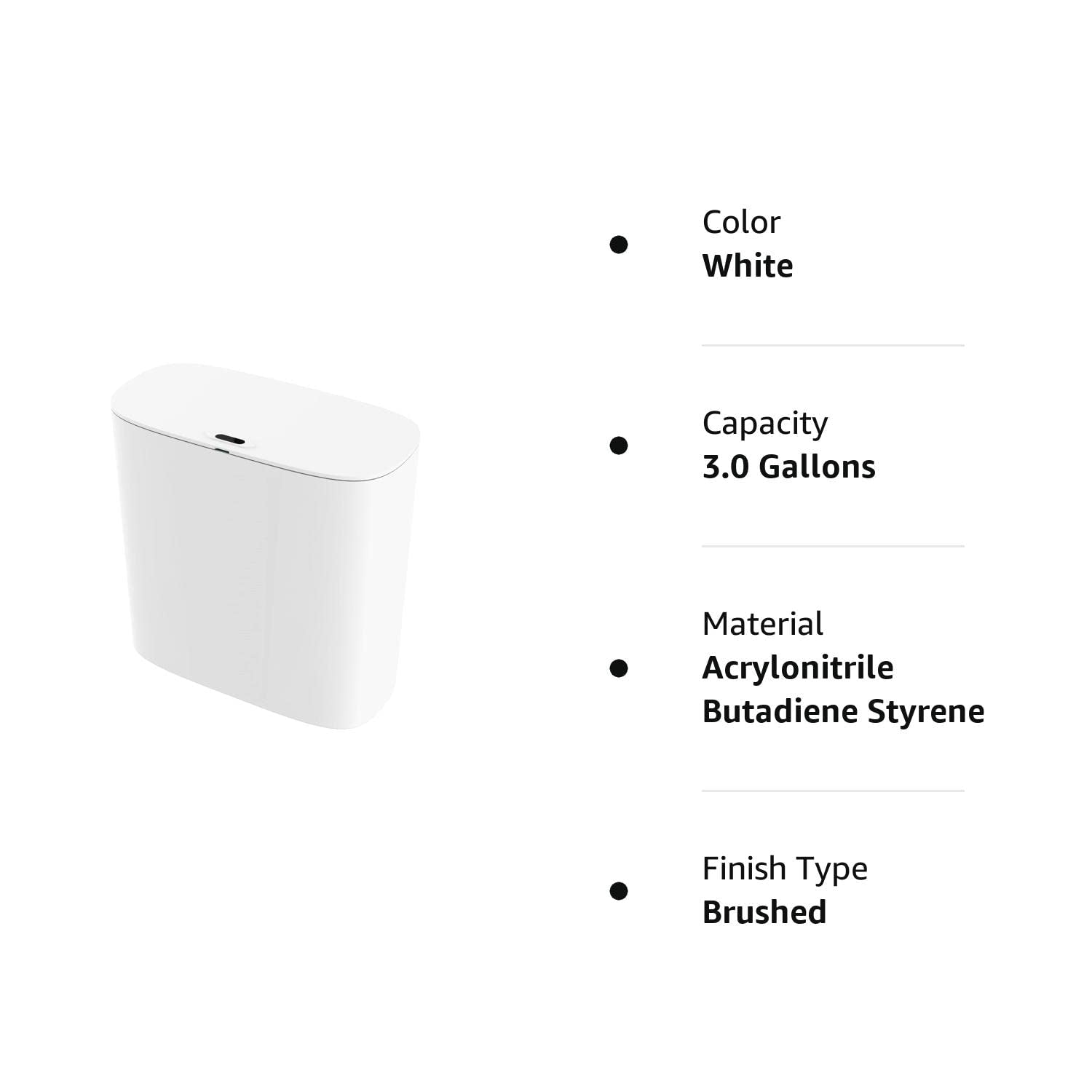 martSensor Motion Sensor Trash Can: A Touchless Garbage Bin designed for Bathroom use. It offers an Odor-Free Solution for Home and Organic Kitchen Waste with a generous 11Ltr/3Gal Capacity