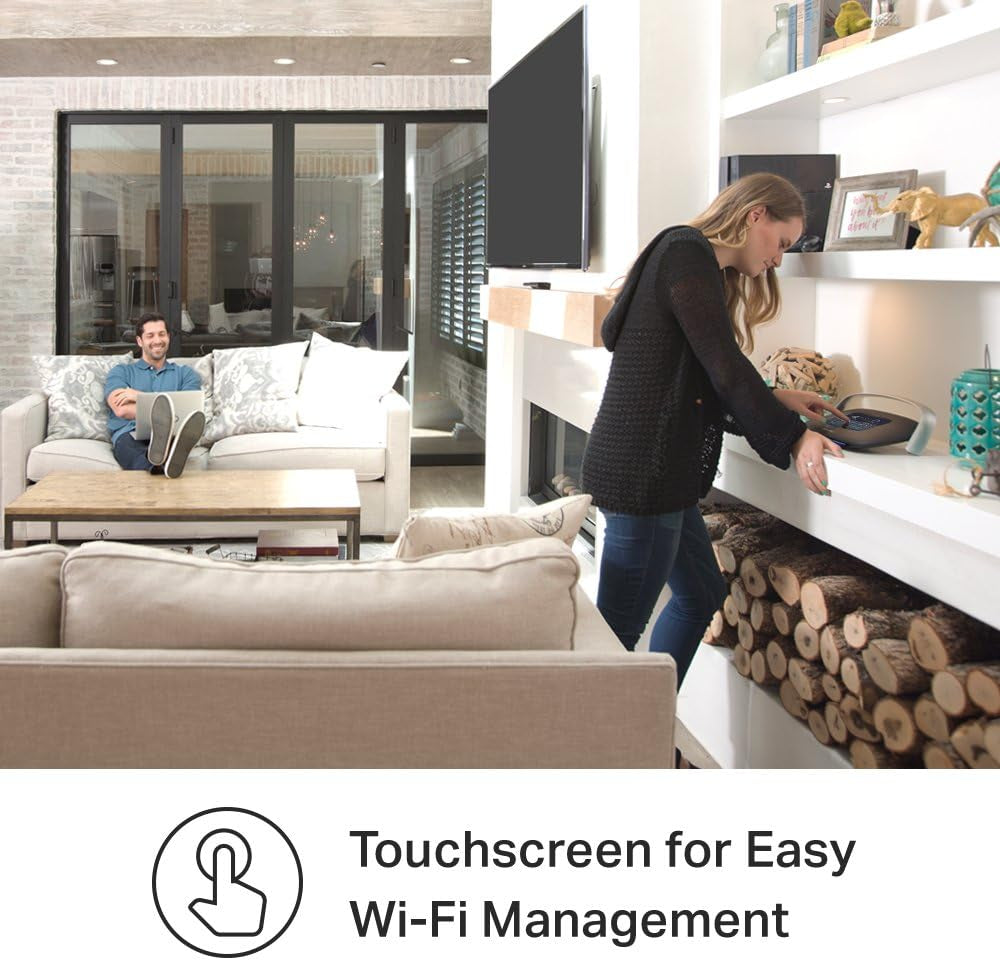 Touchscreen Smart Home Router with Smart Home Hub, Compatible with Alexa, Zigbee, and Zwave SR20