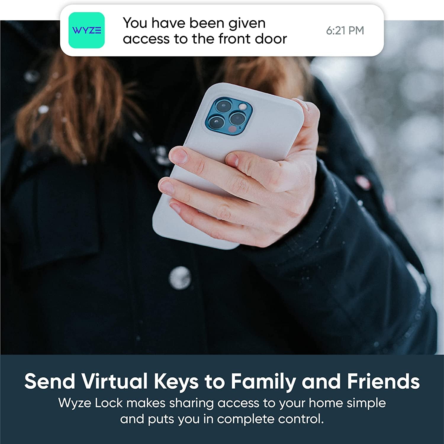 Wireless and Keyless Entry Smart Door Lock with Wifi and Bluetooth Connectivity - Works with Amazon Alexa and Google Assistant - Compatible with Most Deadbolts - Includes Wyze Gateway