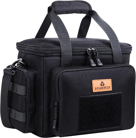 Heavy-Duty Insulated Lunch Bag with Shoulder Strap - 12L Capacity. Leakproof and Durable Tactical Lunch Box for Men. Ideal for Work, Shifts, Camping, Outdoor Adventures, and Day Trips.