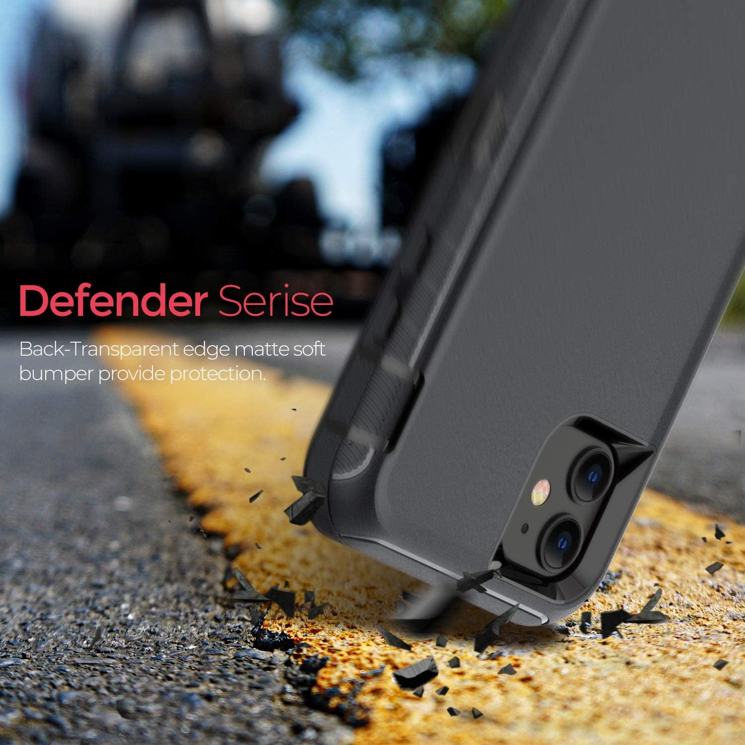 iPhone 12 Mini Case, Heavy Duty Shockproof Anti-Fall case