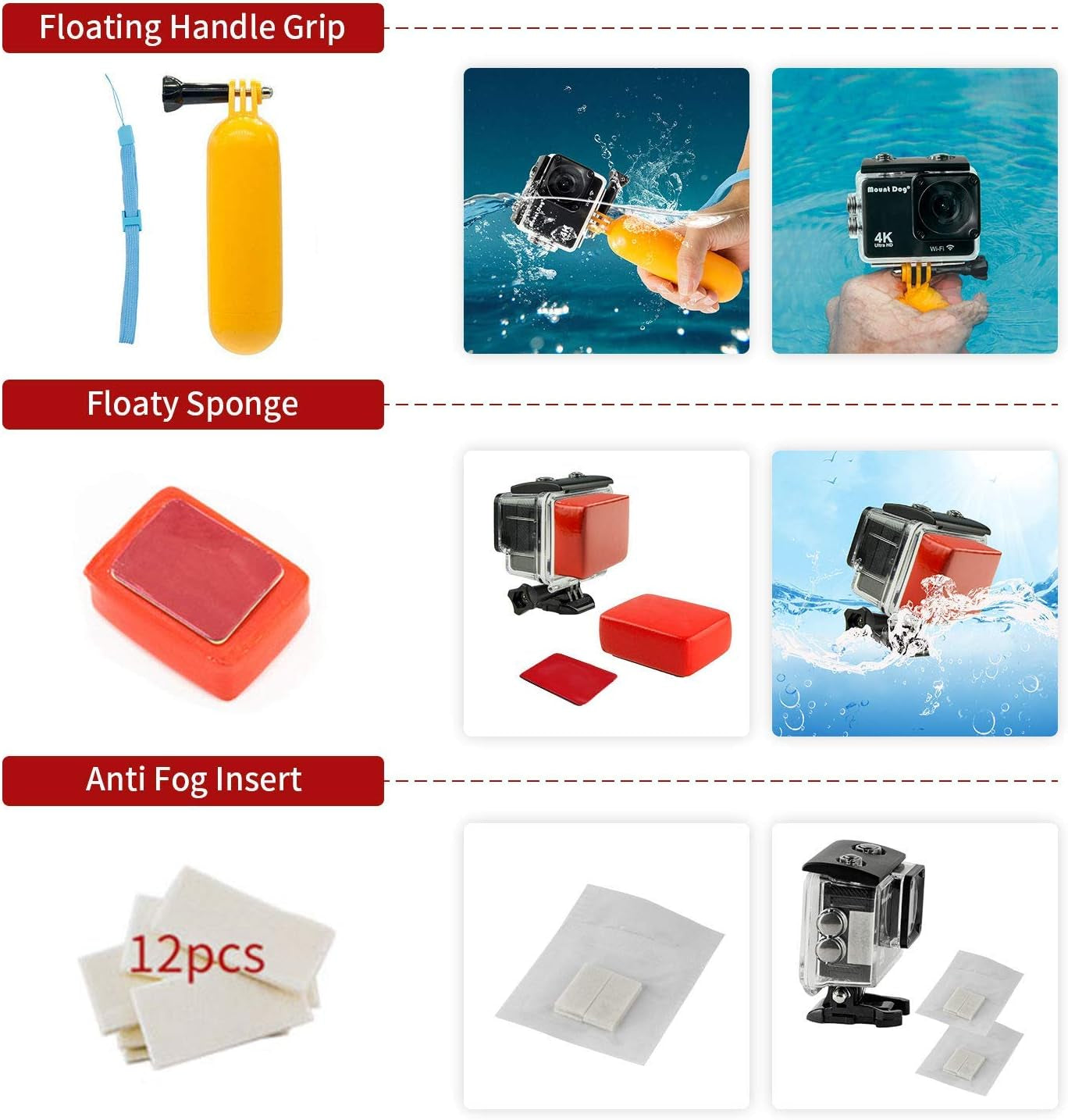 65-in-1 Action Camera Accessories Kit for GoPro Hero and Compatible Brands - Essential Bundle Set for Enhanced Filming Experience