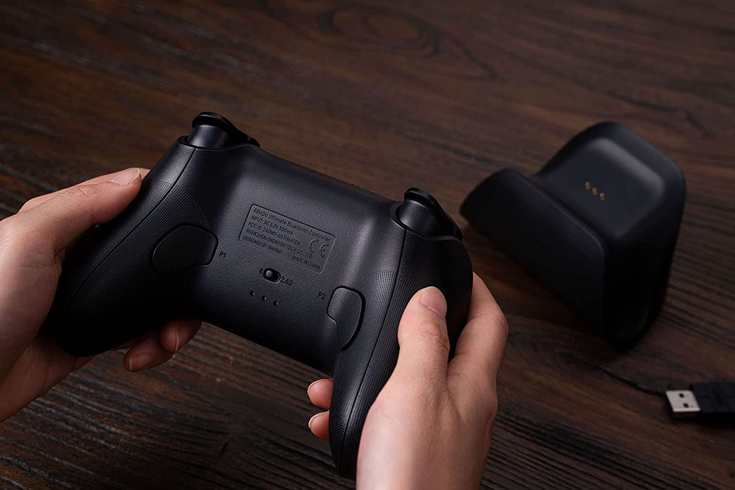 Wireless Pro Controller Ultimate Bluetooth Controller with Charging Dock, designed for Switch, Windows, and Steam Deck