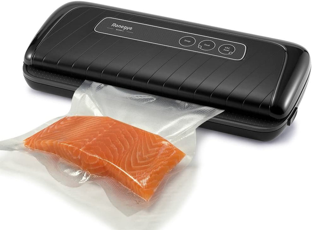 100 Pint Size Vacuum Sealer Storage Bags (6x10 Inch): Designed for Food Preservation with Double-Sided Texture Channels, Reusable, BPA Free, and Commercial Grade - Clear.