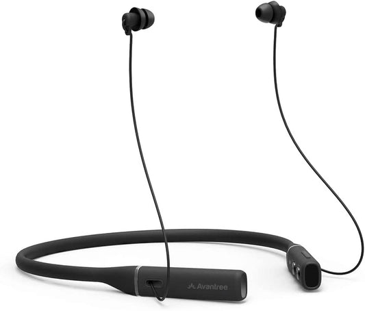 Sleep-Optimized Bluetooth In-Ear Headphones for Side Sleepers & Small Ears, Wireless Neckband Earbuds for Sleep, Low Latency for TV Viewing, 18-Hour Playtime