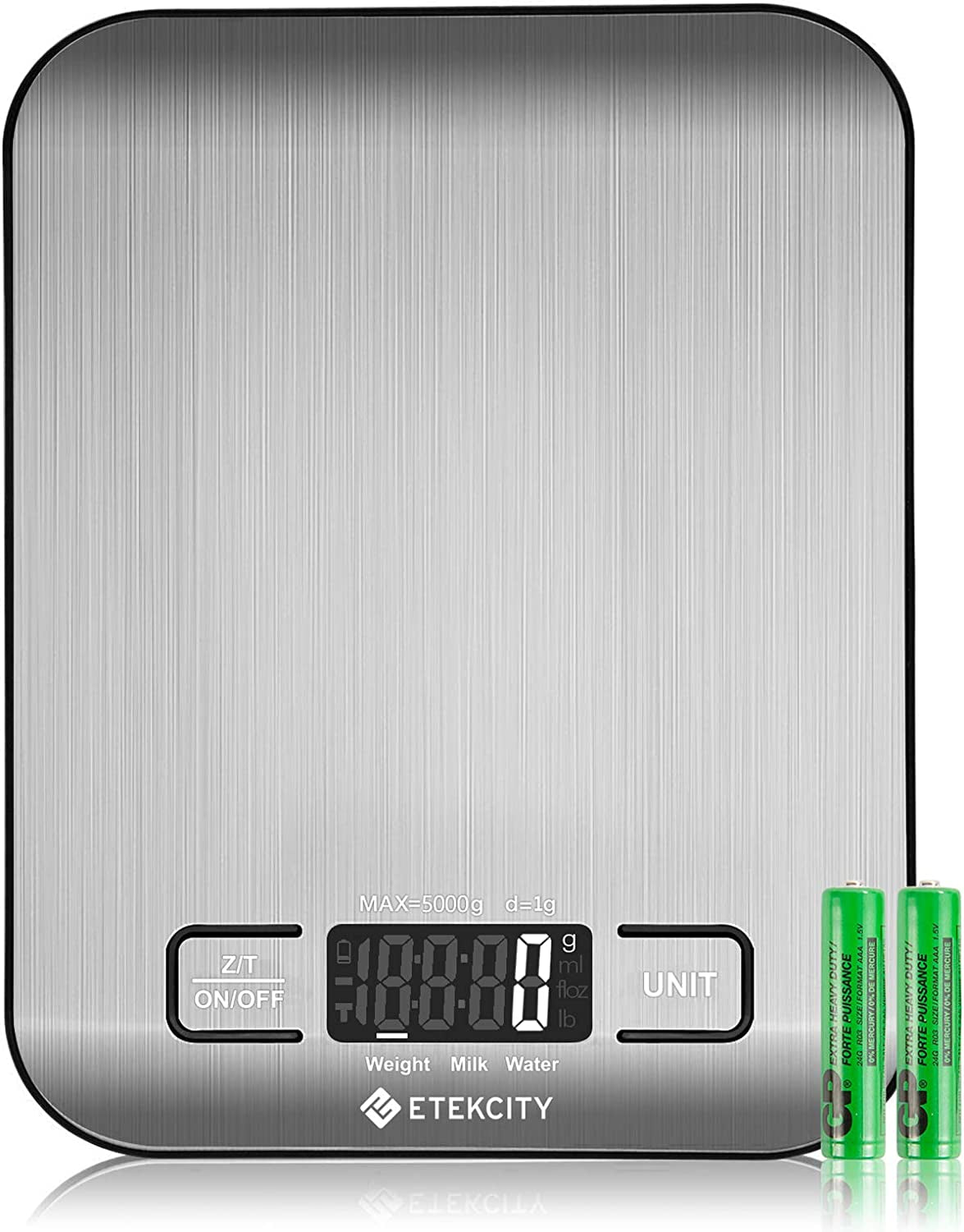 Digital Food Kitchen Scale: Perfect for Weight Loss, Baking, Cooking, Keto, and Meal Prep. Small and Made of 304 Stainless Steel.