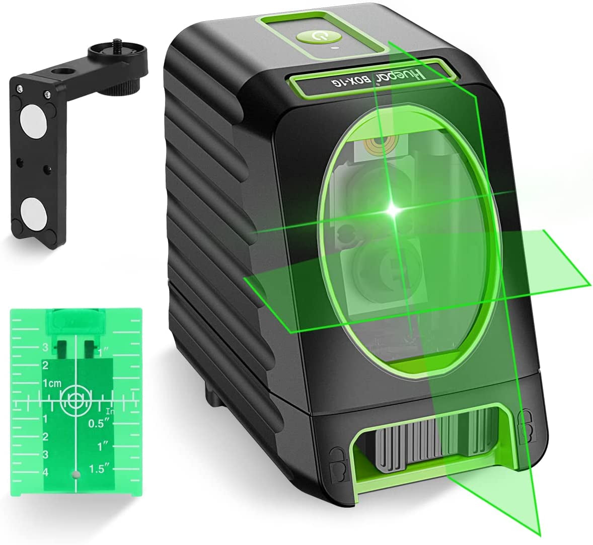 Laser Level Self-Leveling150ft/45m Outdoor Cross Line Laser,  with Pulse Mode,Level with Vertical Beam Spread Covers of 150°,360°Magnetic Base and Battery Included-BOX-1G