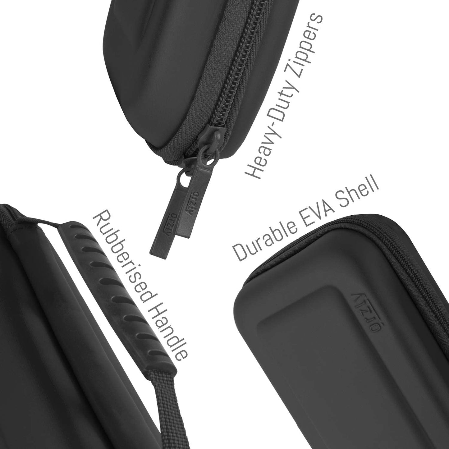 Protective Hard Portable Travel Carry Case for Nintendo Switch and New Switch OLED Console - Black