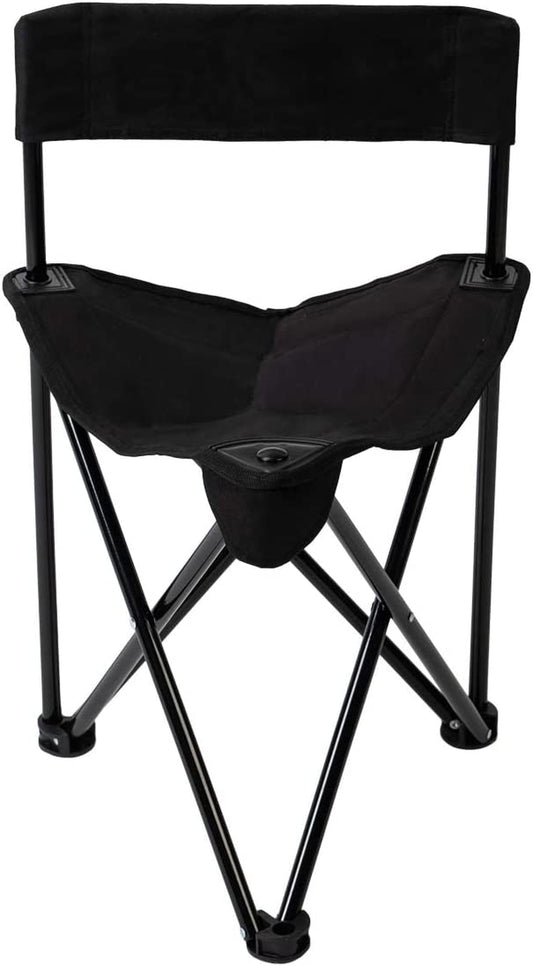  Folding Tripod Chair, a Lightweight and Portable Camping Chair that is easy to carry with the included Carry Bag. It's perfect for various outdoor activities such as Camping, Fishing, Hiking, and Hunting.