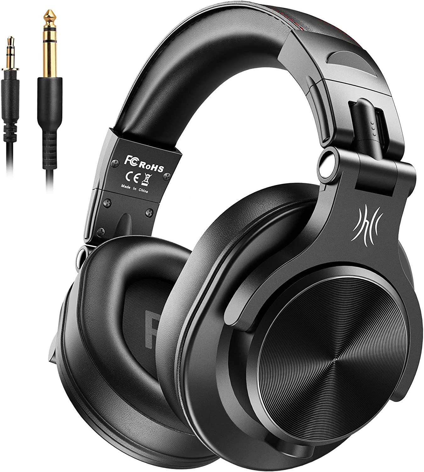 Fusion Studio DJ Headphones: Bluetooth Over-Ear Headphones with 72H Playtime, Share-Port, Wired and Wireless Recording, Stereo Sound for Electric Drum Piano Guitar AMP.