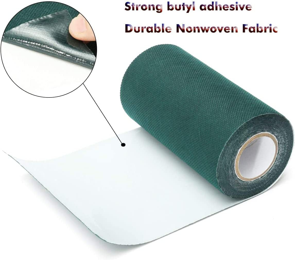  Heavy Duty Artificial Grass Seam Tape - 6" x 40 Ft - Adhesive Outdoor Indoor Lawn for Carpet Grass Mat Turf Seam Jointing 