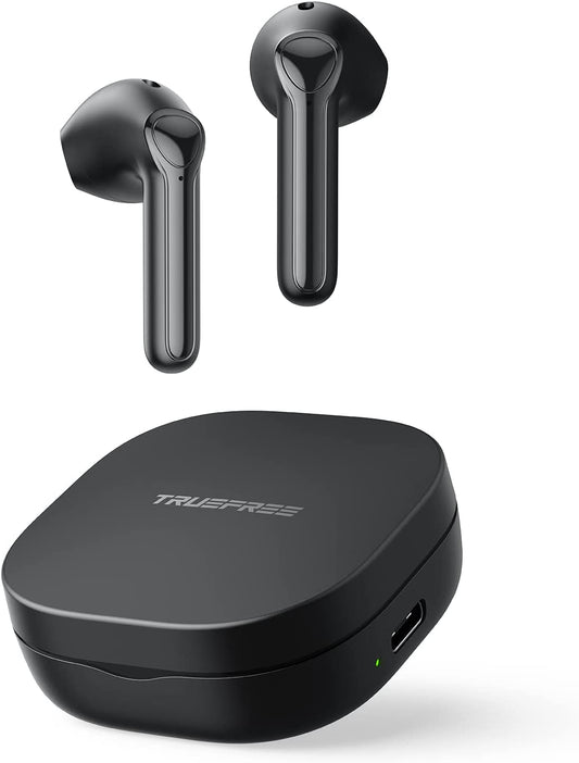 A1 Wireless Earbuds - Bluetooth Earphones with 4 Mics, Immersive Stereo Sound powered by 14.2mm Driver, Clear Calls with ENC, USB-C Charging, 18 Hours Playtime, Single/Twin Mode