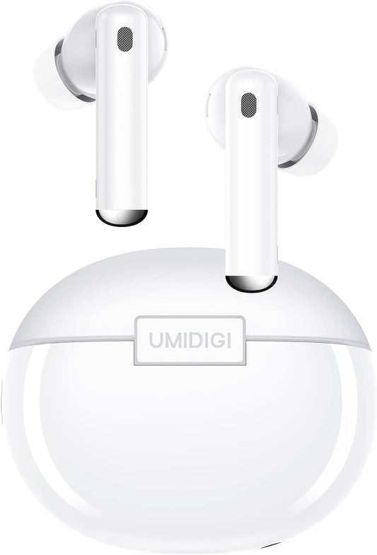 Ablebuds Free Bluetooth Earbuds with Wireless Connectivity, 45Db Active Noise Cancellation, Customizable ANC Modes, Enhanced Call Quality with AI, 27-Hour Playtime, Bluetooth 5.2 Headset