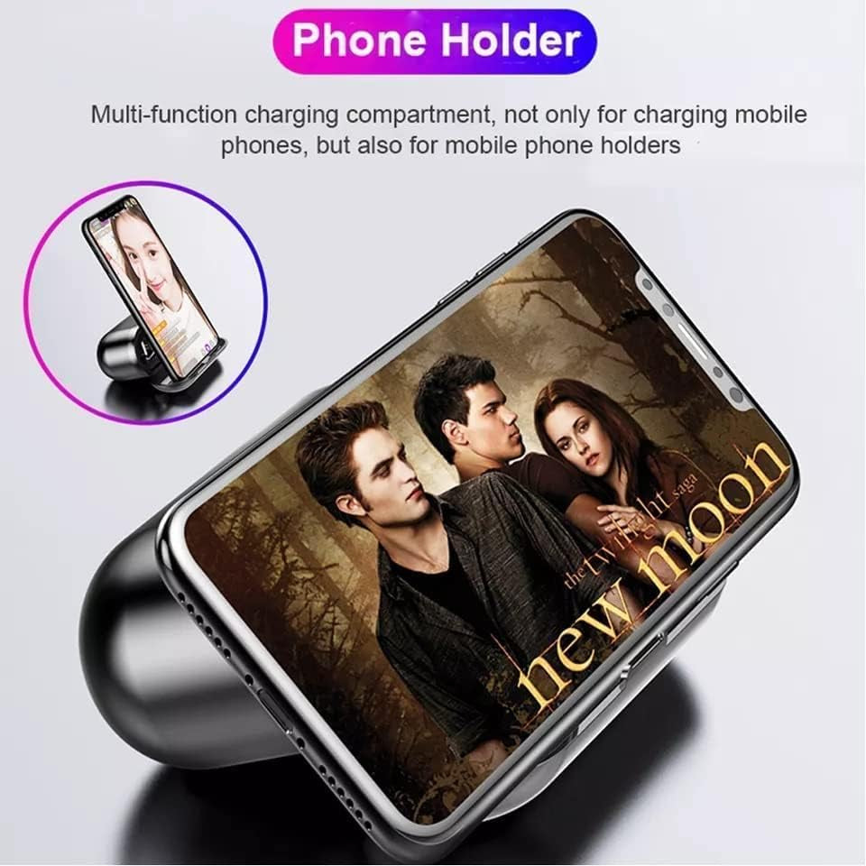 Bluetooth Earphone - Wireless Earbuds with 200 Hours of Playtime, Hi-Fi Stereo Sound, LED Display, Button Control, IPX7 Waterproof, TWS Headphones with HD Mic, In-Ear Headsets