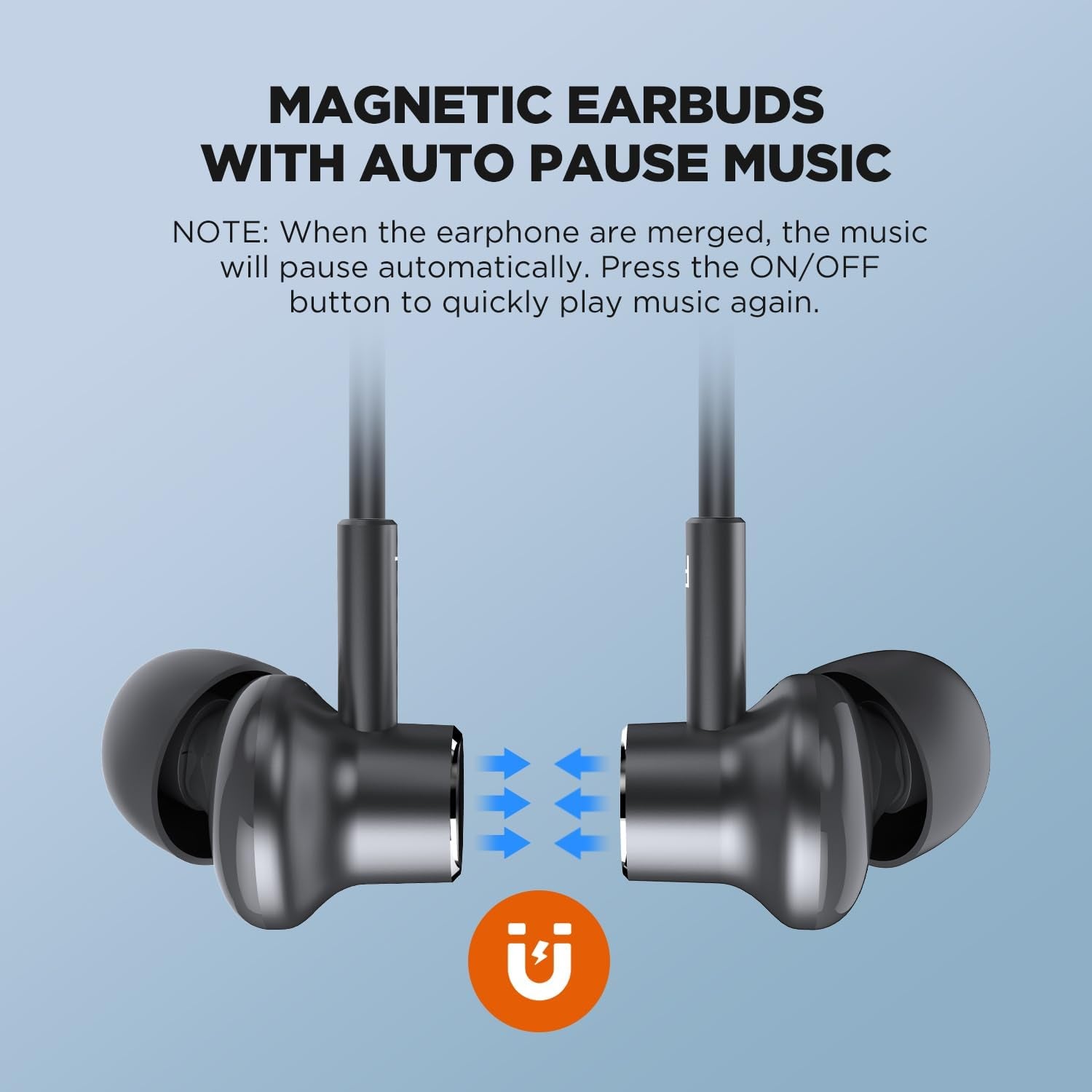 Bluetooth 5.3 Neckband Earbuds with ENC Noise Cancelling, Wireless Magnetic Earphones featuring Hall Function for Calls and Running - 10mm Drivers, Game Modes, 16-Hour Playtime, IPX5 Waterproof