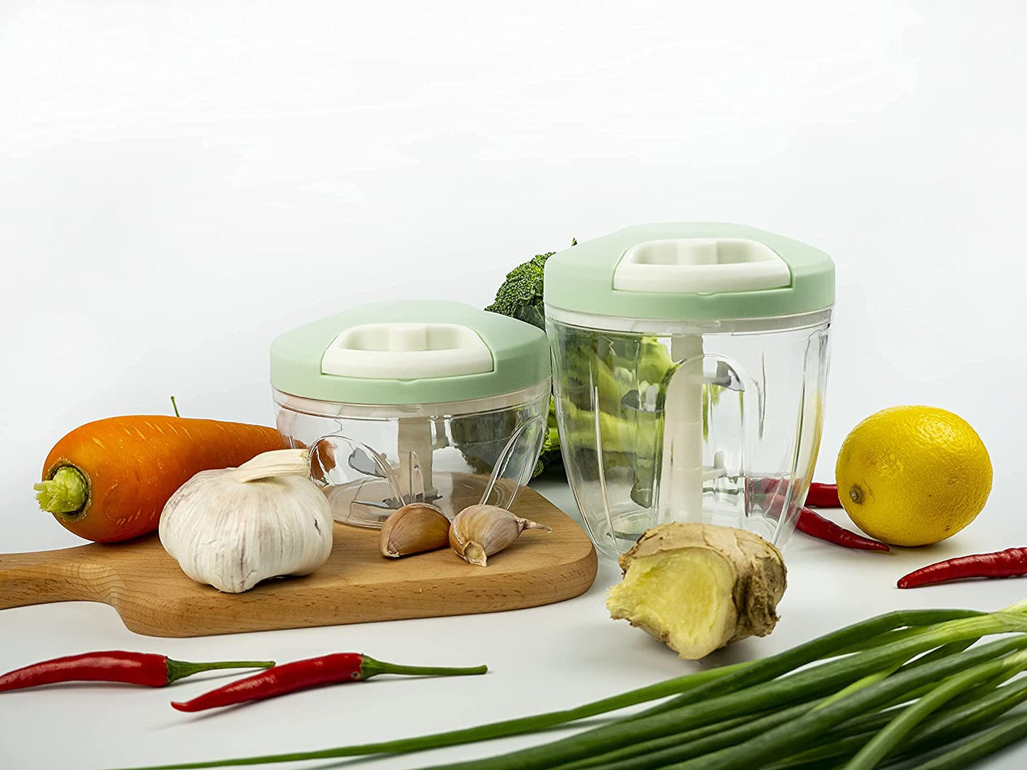 Manual Food Chopper: Efficient Hand-Pull Veggies Processor for Onions, Peppers, Carrots, Nuts - Essential Kitchen Gadget