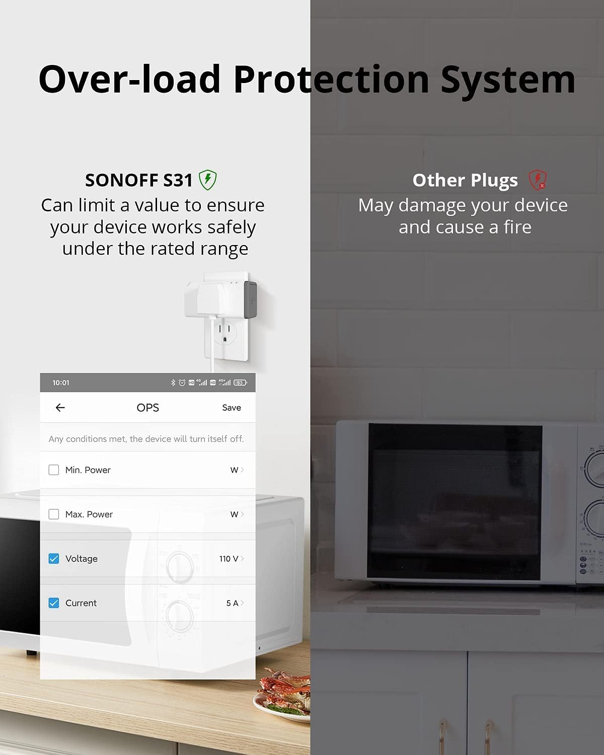 ETL Certified 15A Wifi Smart Plug: Energy Monitoring, Timer Switch, Works with Alexa & Google Assistant. IFTTT Support, No Hub Required. (2 Pack)