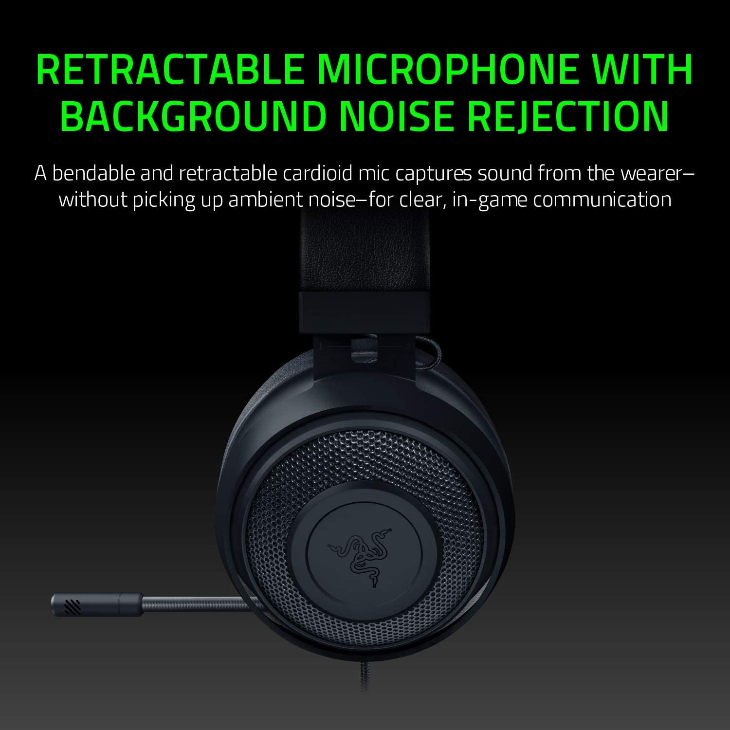 THX 7.1 Surround Sound Gaming Headset - Tournament Edition: Aluminum Frame - Retractable Mic - USB DAC Included - for PC, PS4, Nintendo Switch - Classic Black