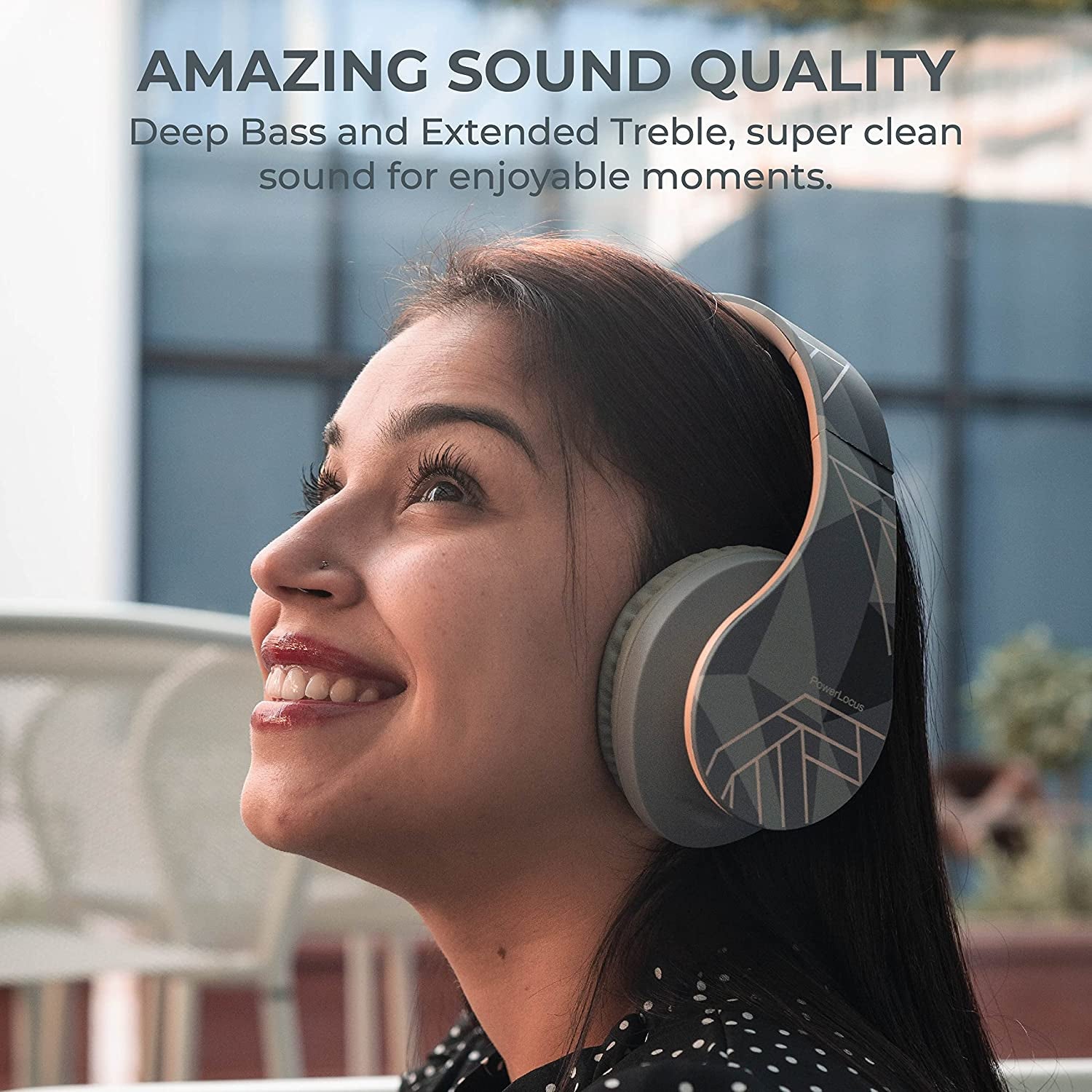 Bluetooth Headphones over Ear: Wireless Headphones with Microphone, Foldable Design, Soft Memory Foam Earmuffs & Lightweight, Micro SD/TF and FM Radio, for iPhone/Android/Tablet/PC/TV