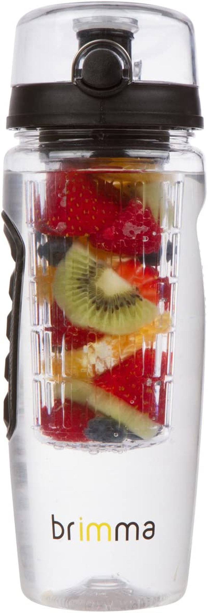 32 Oz Fruit Infuser Water Bottle - Large, Leakproof Plastic for Gym, Camping, and Travel