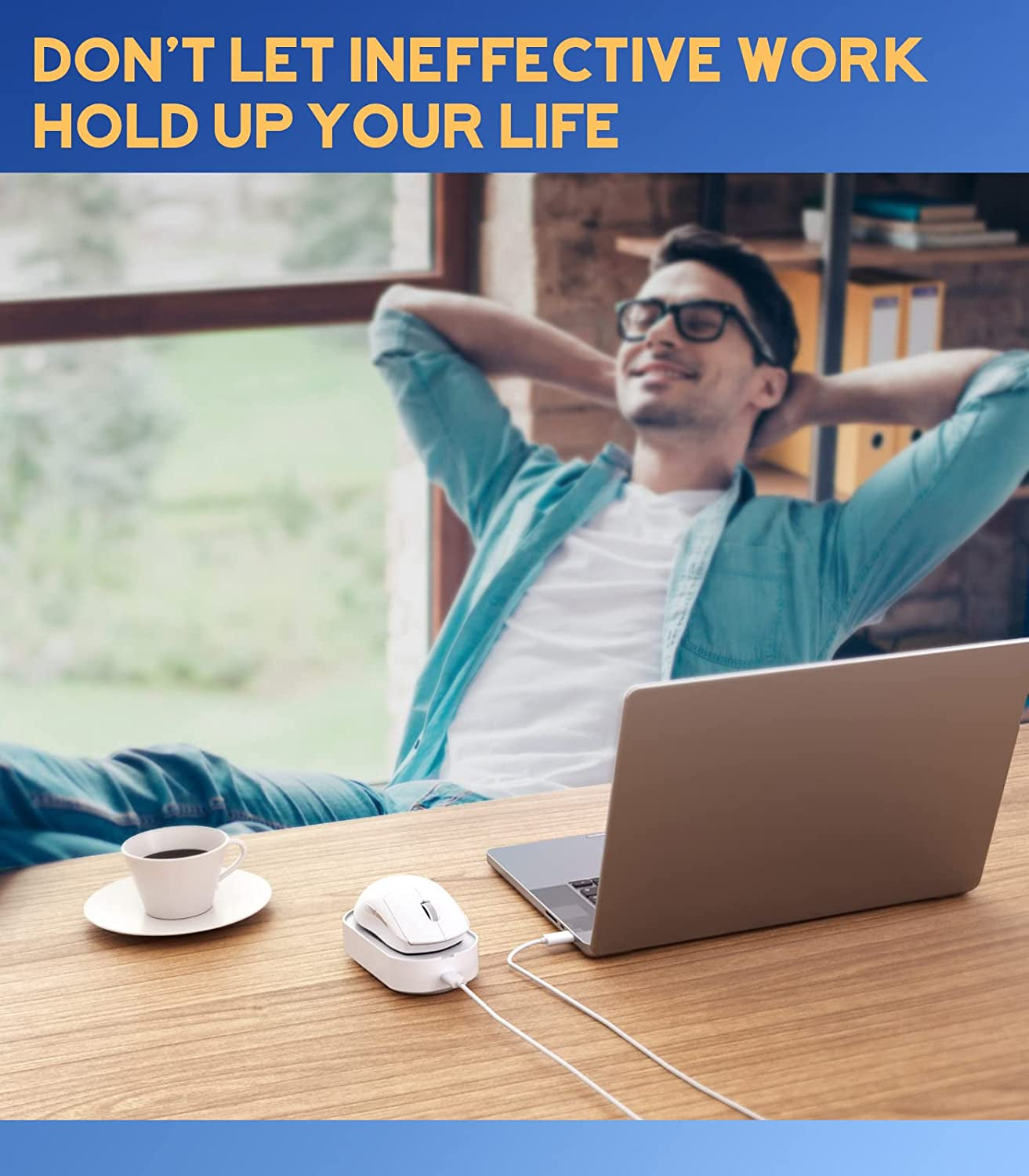 Undetectable Mouse Jiggler: An Automatic Mouse Mover Device for Awakening Computer Laptops. It Requires No Software or Drivers and Features an On/Off Switch Mouse Shaker - A Must-Have for Work from Home Setup.