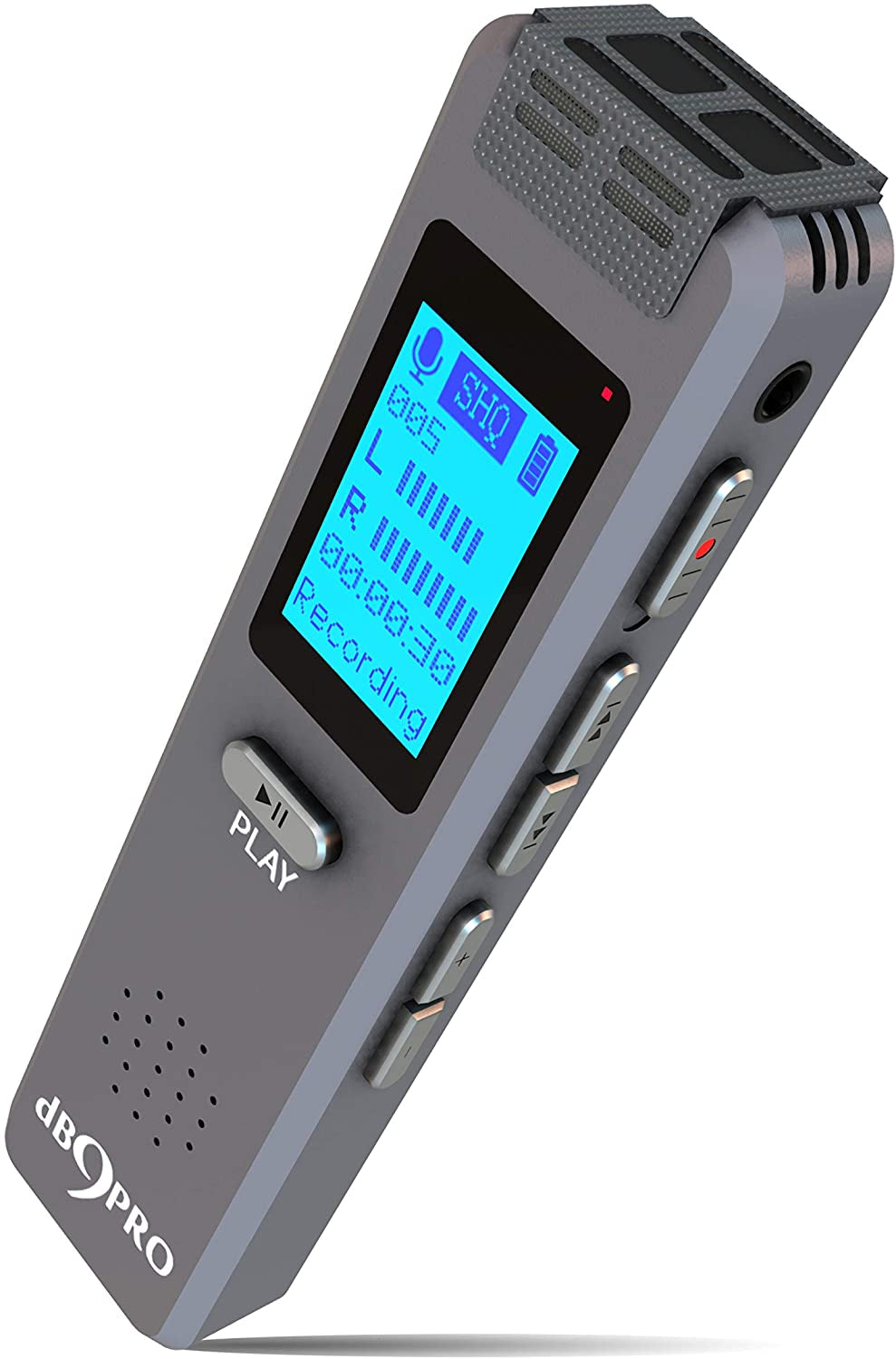 180-Hour Battery Voice Activated Recorder for High-Quality Audio Recording in Meetings & Lectures - USB Digital Dictaphone with MP3 Player and HD Microphone