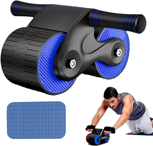 Automatic Rebound Abdominal Wheel - Ideal for Ab Stimulator and Core Workouts. Perfect for Beginners.