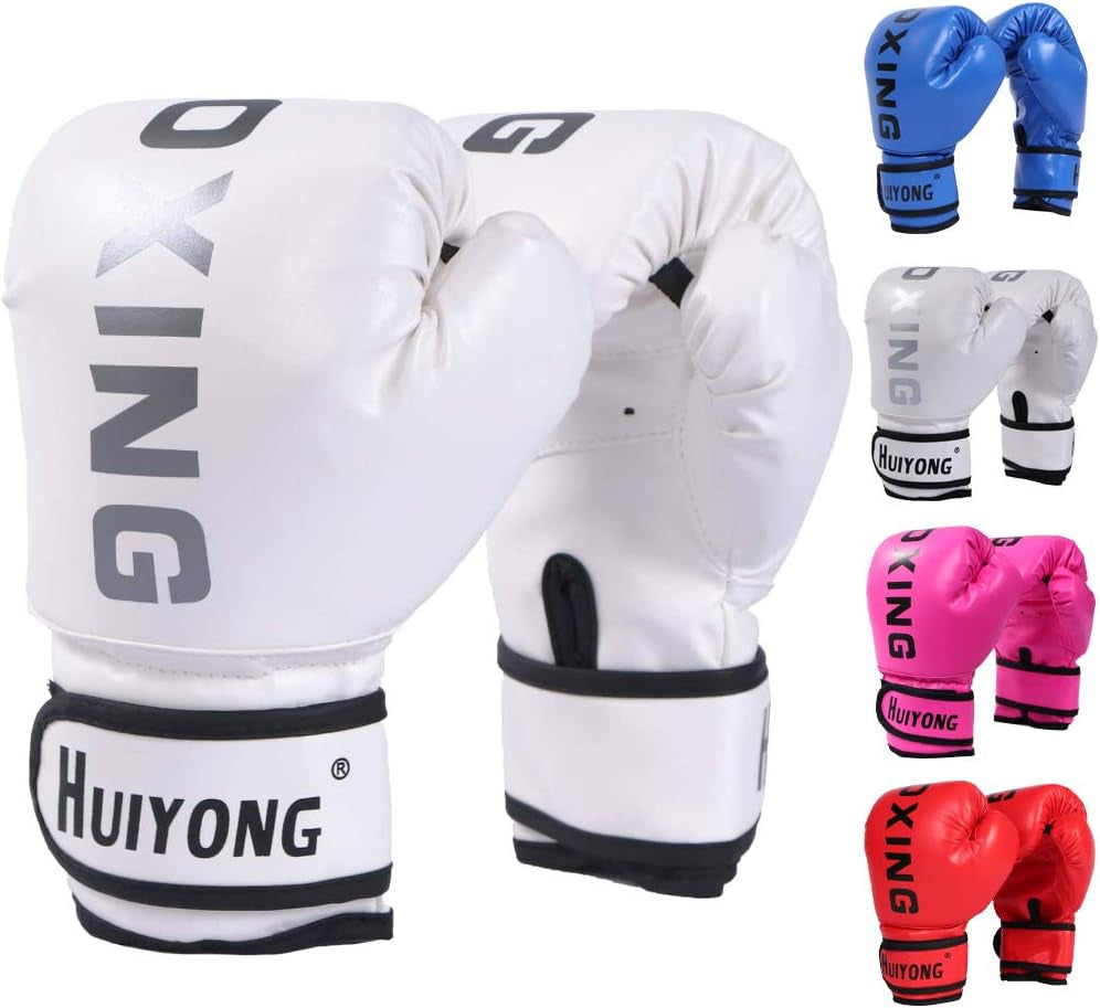 Youth Boxing Gloves, Cartoon Sparring Punch Mitts MMA Gloves for Dajn Training, PU Material, Available in 4oz and 6oz, Suitable for Ages 3-15 Years