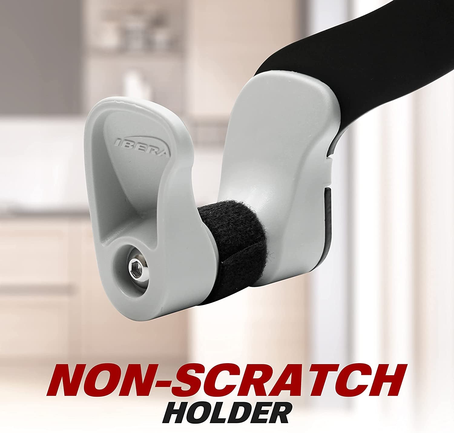 Bike Horizontal Wall Hanger - Adjustable Angle, Single Storage Mount (Black)