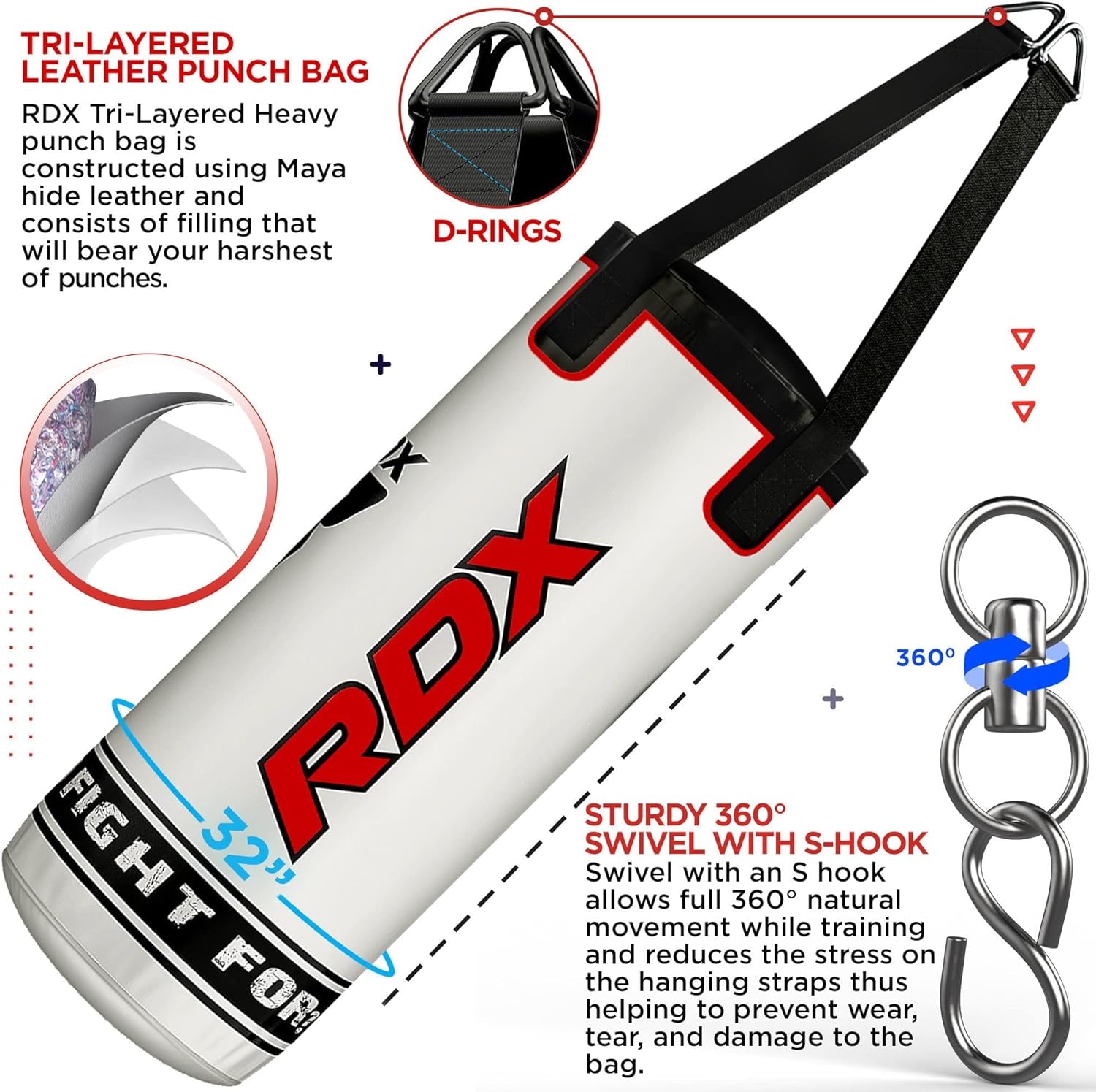 Junior Kick Boxing Training Set with Punching Bag, Gloves, Punch Mitts, and Youth MMA Gear - 2FT