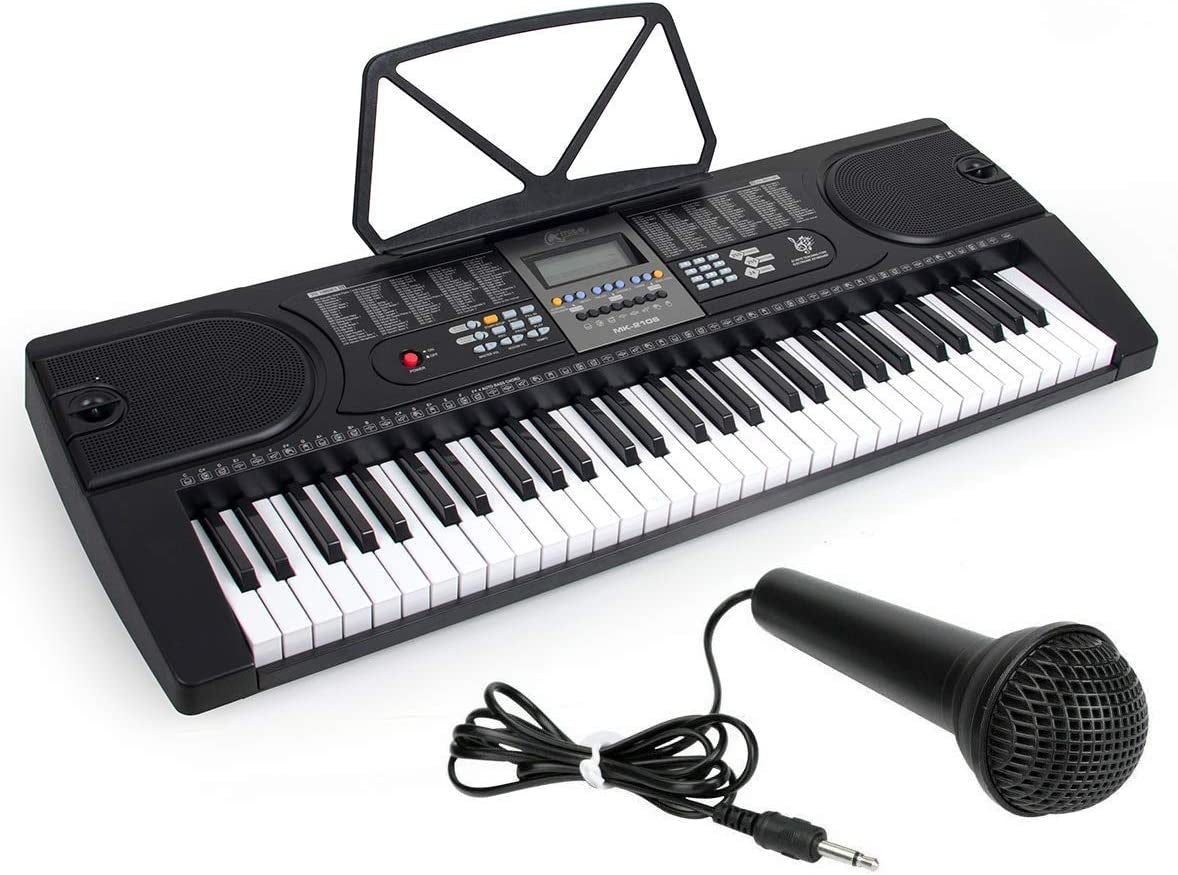  61-Key Digital Pianos-Home - Portable Electric Keyboard for Beginners