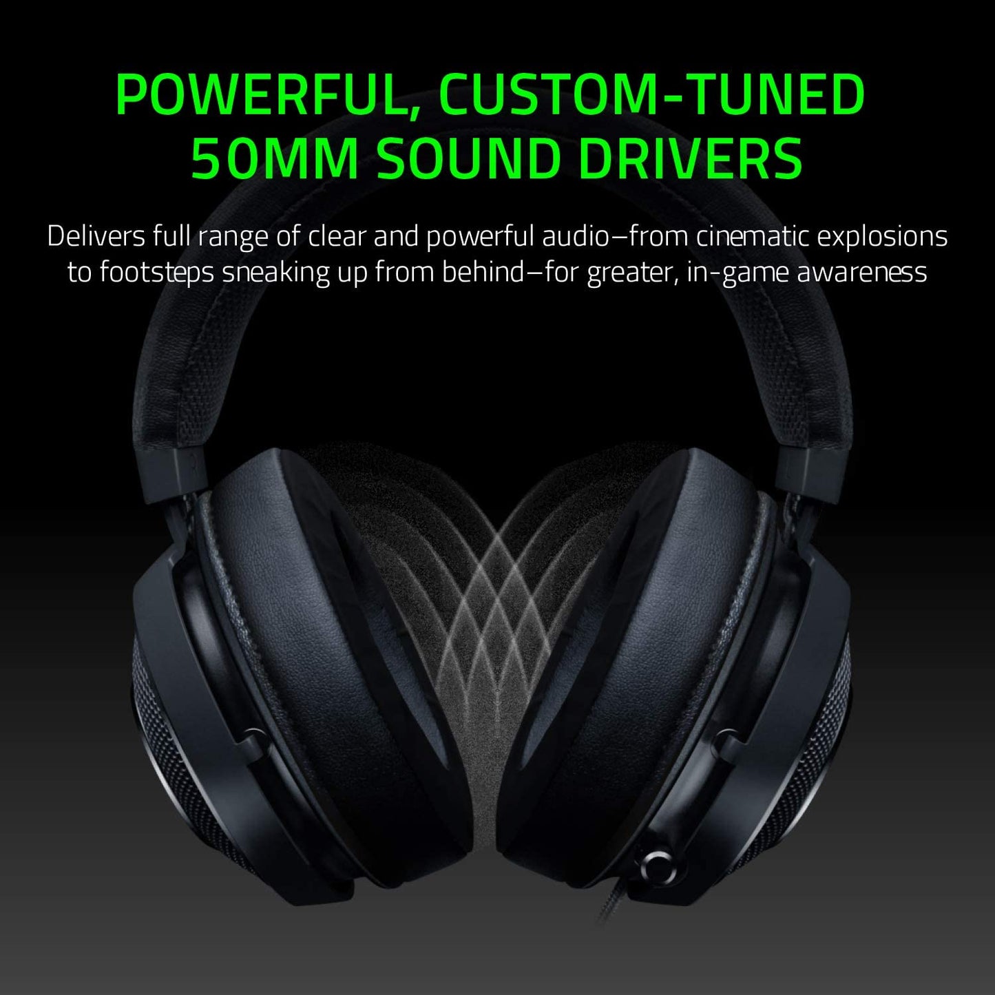THX 7.1 Surround Sound Gaming Headset - Tournament Edition: Aluminum Frame - Retractable Mic - USB DAC Included - for PC, PS4, Nintendo Switch - Classic Black