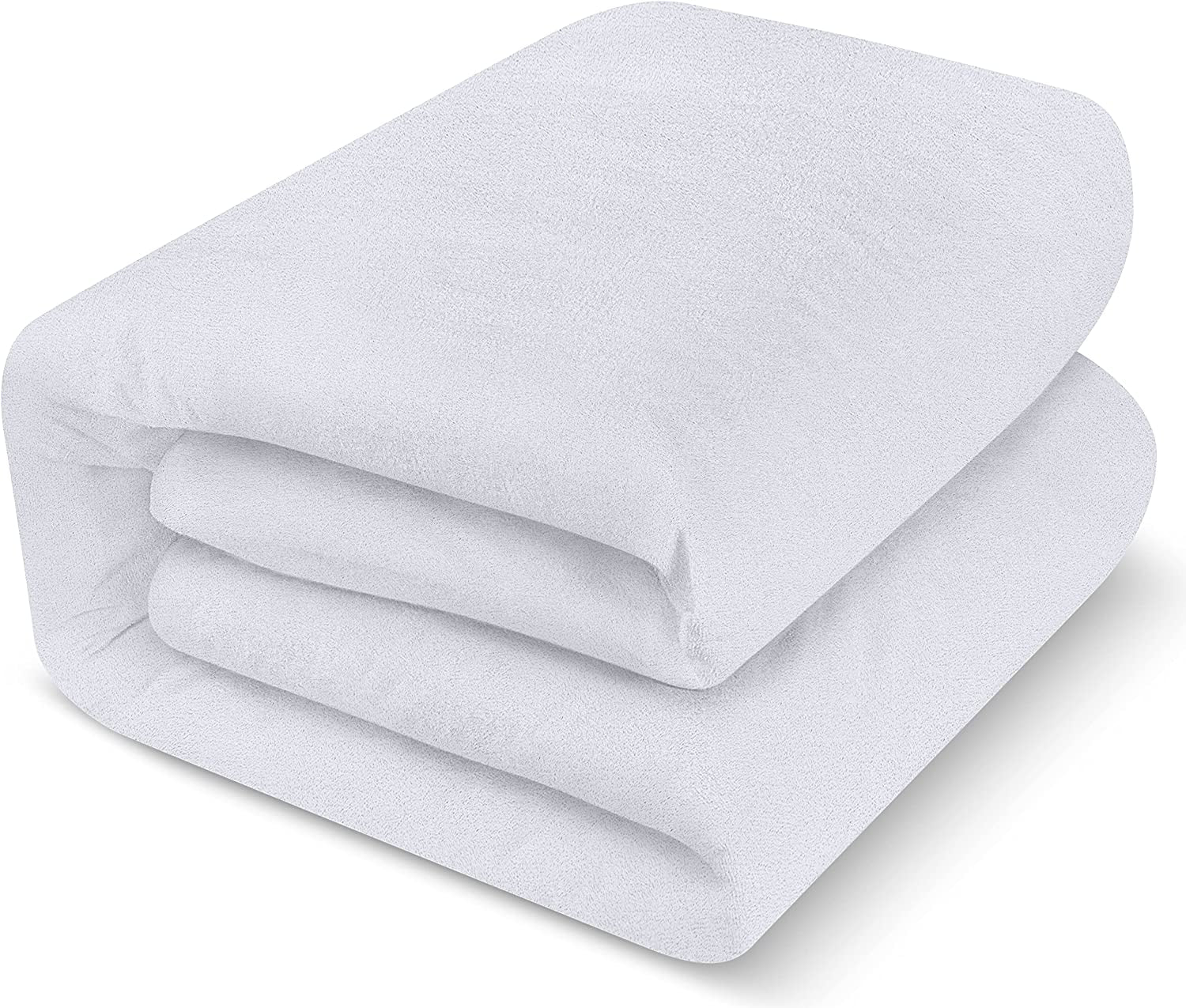Waterproof Terry Top Mattress Protector Twin 200 GSM, Mattress Cover, Breathable, Fitted Style with Stretchable Pockets