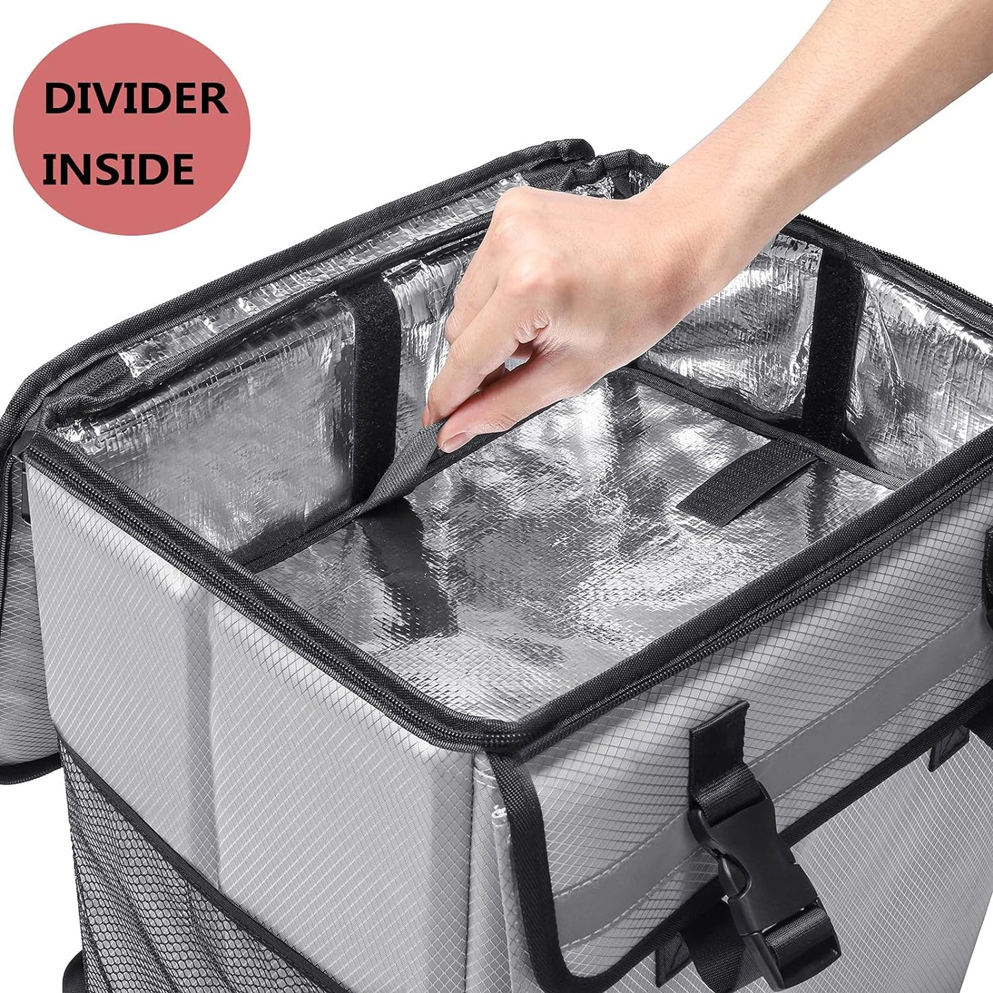 Waterproof and Leak-Proof 38L Insulated Cooler Backpack: Lightweight and Durable Bag for Hiking, Camping, and Picnics - Ideal for Men and Women