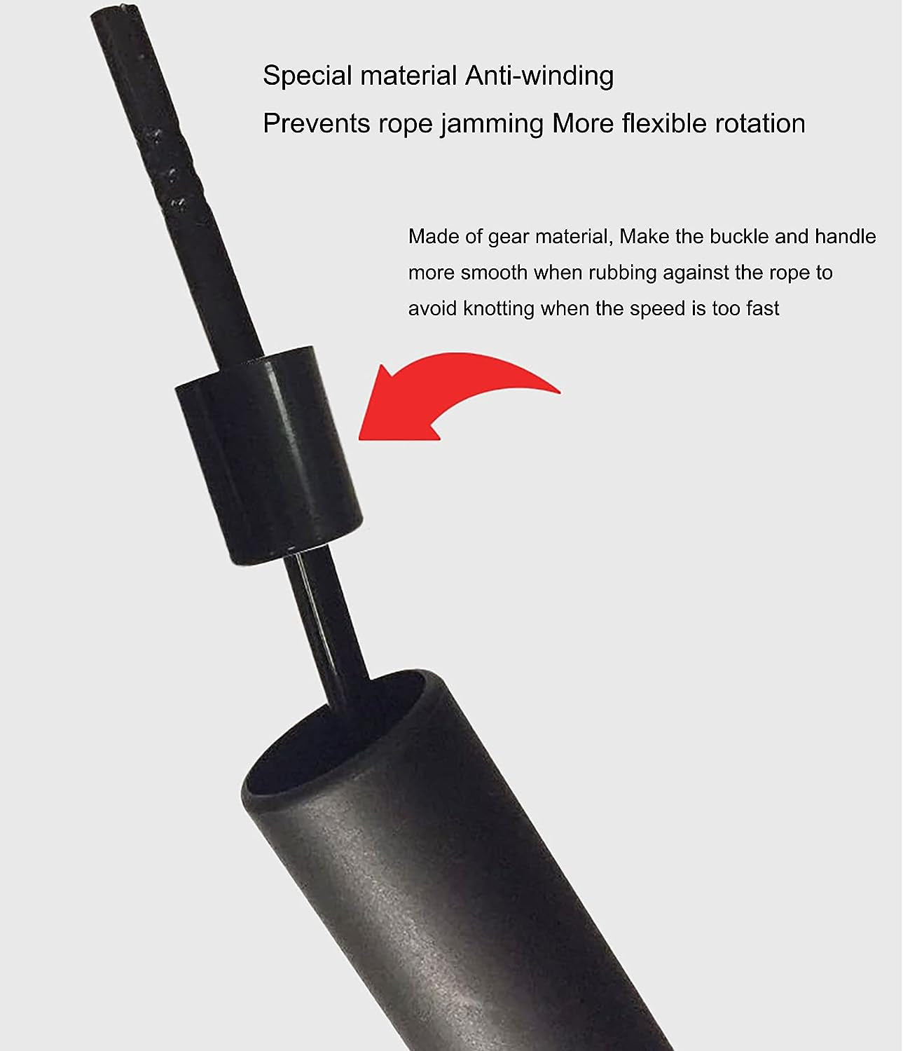 Speed Jump Rope for Men, Women, and Kids - Tangle-Free Fast Skipping Rope with Adjustable Length, Solid PVC Material for Speed Jumping. Ideal for Fitness, Crossfit, Exercise, Workouts, Boxing, MMA, and Gym Training.