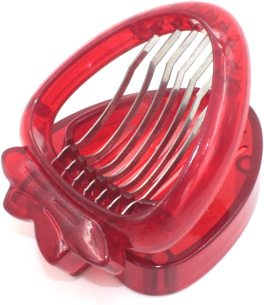 Strawberry Section Slicer - Kitchen Gadget with Stainless Steel Blade for Effortlessly Cutting and Crafting Strawberry Sections, Joie MSC Kitchen Tool for Fruit Slicing