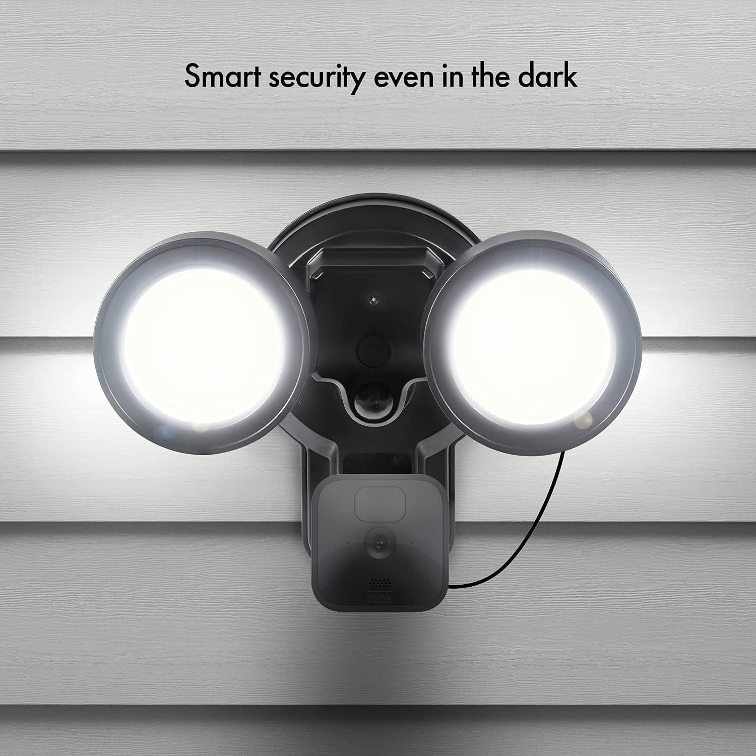 Motion Sensor Smart Flood Light, Charger & Mount 3-In-1 Compatible with Blink Outdoor, Outdoor (3rd Gen) & XT2 Camera - 1500 Lumens, Wired, with Timer Control (Blink Cam NOT Included)