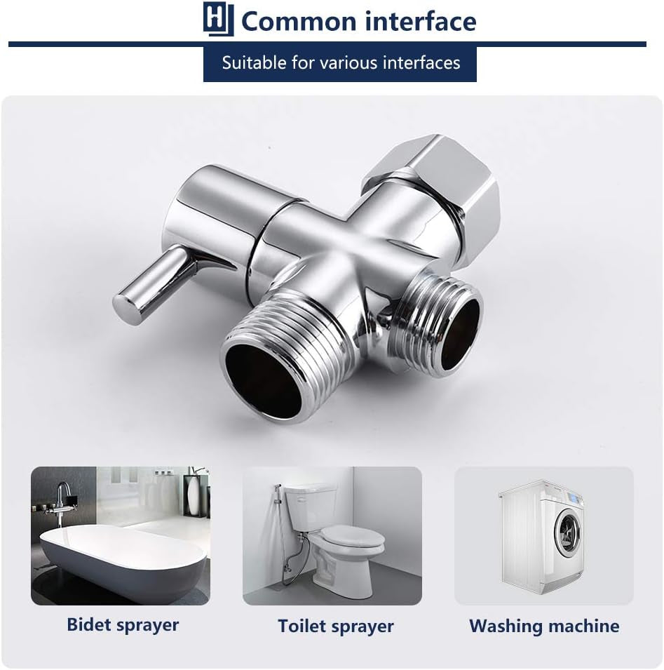 Brushed Nickel Handheld Bidet Sprayer Kit for Toilet - Wall Mounted or Holder Hook Installation, Ideal for Cloth Diaper Spraying, Includes Complete Accessories.