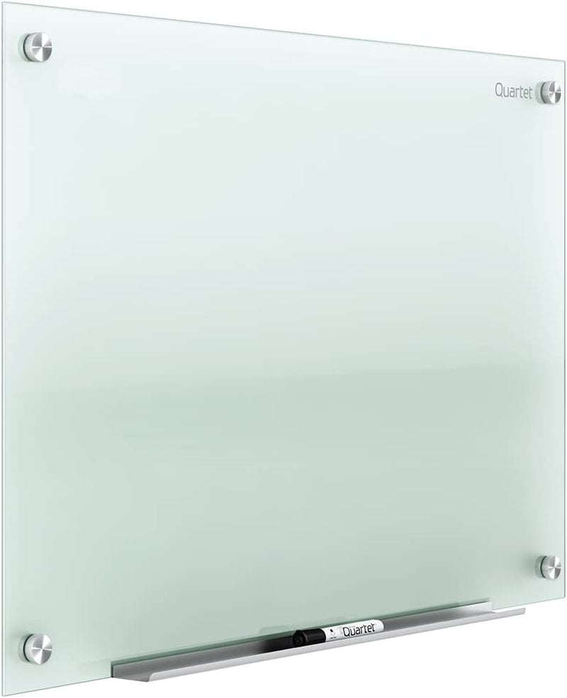  Frosted Glass Non-Magnetic Dry Erase Board with Marker, 18 X 24 Inch