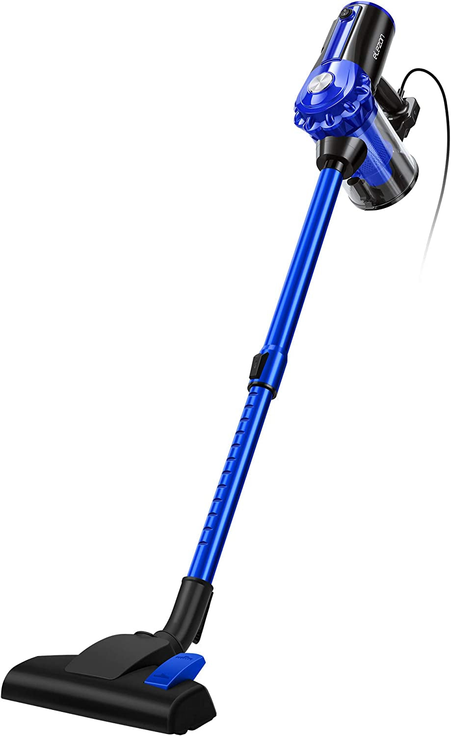 E600 Vacuum Cleaner - Corded, 17KPa Powerful Suction, Bagless, Lightweight Stick & Handheld Vacuum for Hard Floor and Tile, Blue.