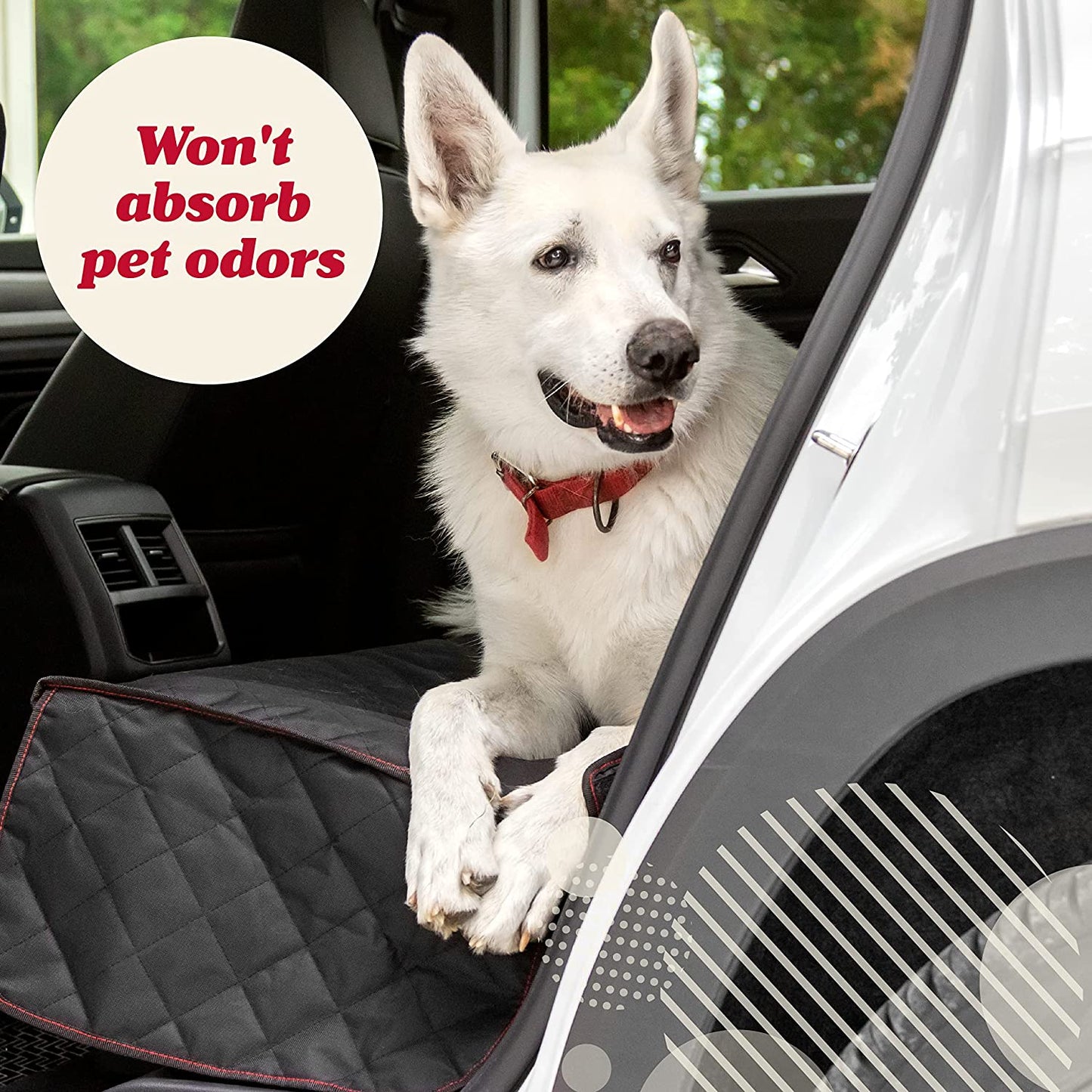 Gear Dog Car Seat Cover for Back Seat - Provides Protection from Scratches, Scuffs, Shedding, Mud, and more; 100% Waterproof and Non-Slip, Fits Securely in Place for Cars, Trucks, and SUVs; Available in Gray Color.