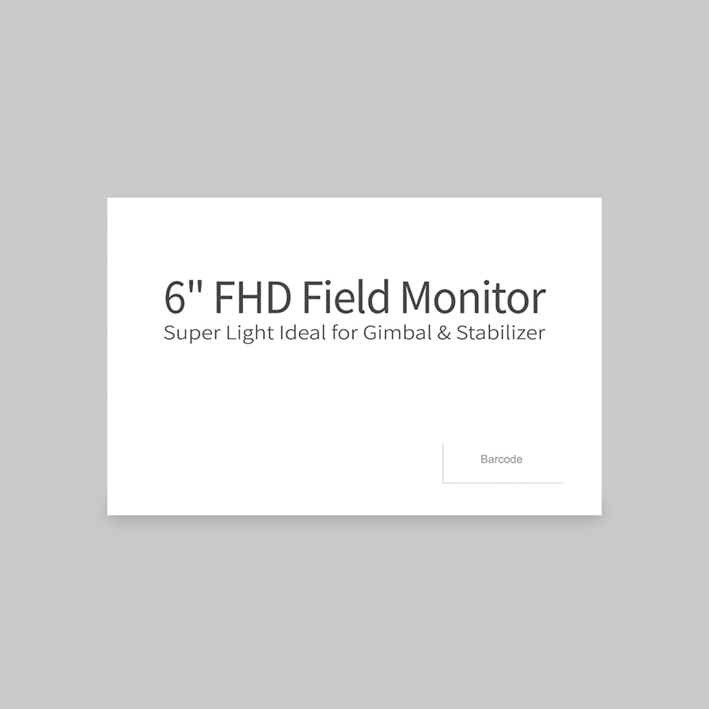 6-Inch DSLR Camera Field Monitor FW568 V3 with Waveform, LUTs, Video Peaking, and Focus Assist - Full HD IPS Display (1920x1080), 4K HDMI Input/Output, 8.4V DC Power Support, Includes Tilt Arm